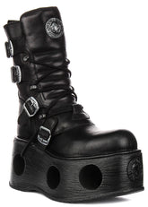 New Rock 373 Neptuno New In Black