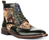 Justinreess England Teddy Hi In Green For Men